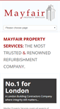 Mobile Screenshot of mayfair-property-services.co.uk
